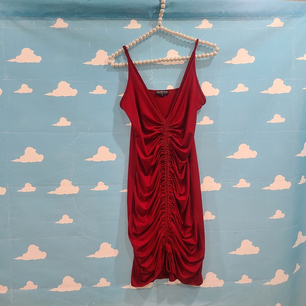 Fashion Nova Bodycon Ruched Dress